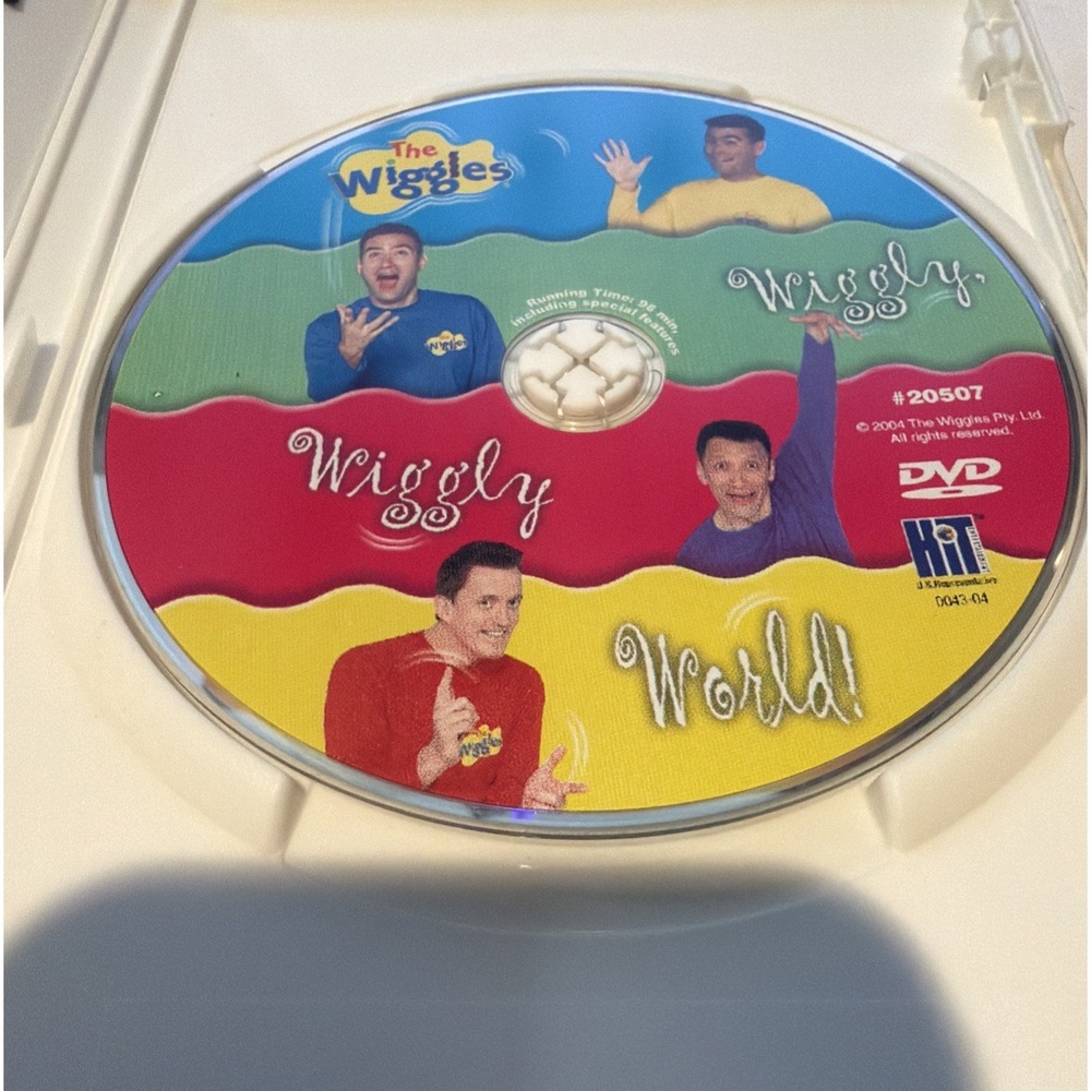 The Wiggles It's a Wiggly Wiggly World Dvd Rolf Harris Tested Works 2005 - Picture 8 of 10
